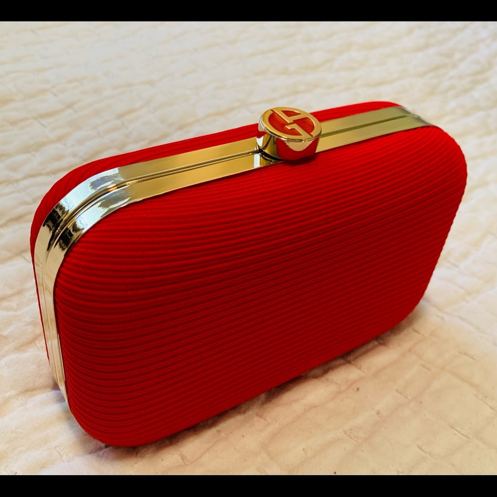 Red Giorgio Armani Clutch